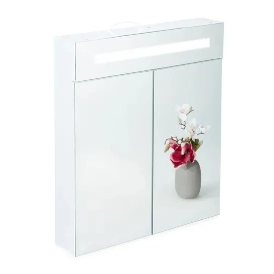 BOXED DESIGNER MIRRORED CABINET