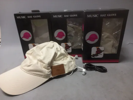 LOT OF 4 BOXED MUSIC HATS