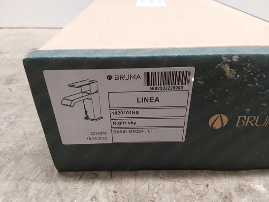 BOXED BRUMA LINEA BASIN MIXER - NIGHT SKY 