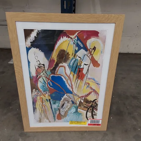 FRAMED PAINTING - IMPROVISATION NO.30 BY WASSILY KANDINSKY (1 ITEM)