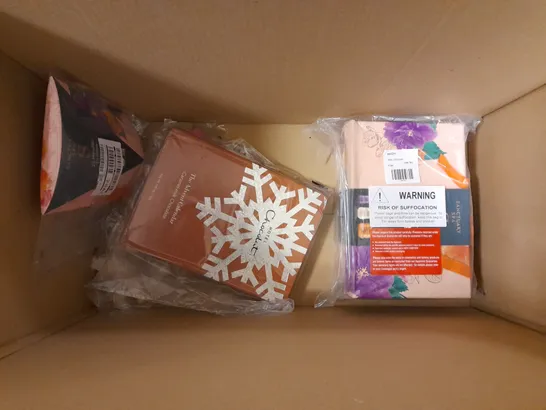 BOX OF APPROX 6 ITEMS TO INCLUDE SANCTUARY SPA GIFT SETS, HOTEL CHOCOLAT ADVENT CALENDAR AND REMOTE CONTROL RANGE ROVER CAR