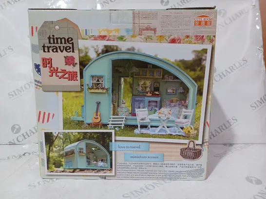 BOXED TIME TRAVEL MINIATURE SCENES DOLL HOUSE