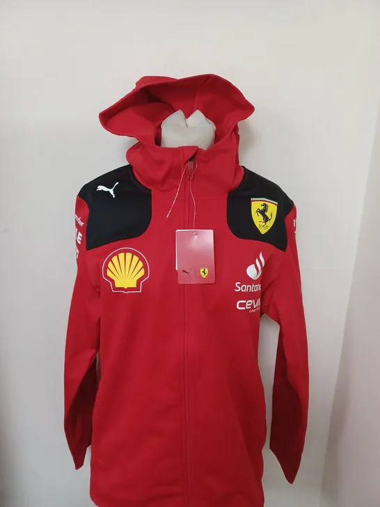 PUMA FERRARI TEAM SOFTSHELL JACKET SIZE M