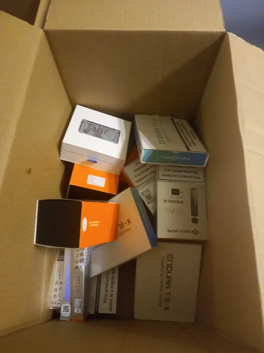 APPROXIMATELY 20 BOXED E-CIGARETTES TO INCLUDE INNOKIN, GEEK VAPE, VOOPOO ETC