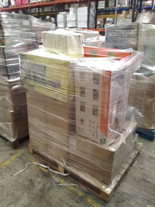 PALLET OF APPROXIMATELY 10 UNPROCESSED RAW RETURN HOUSEHOLD AND ELECTRICAL GOODS TO INCLUDE;