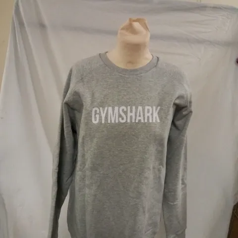 GREY GYMSHARK JUMPER SIZE M