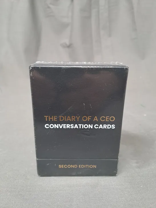 BOXED AND SEALED DIARY OF A CEO CONVERSATION CARDS SECOND EDITION