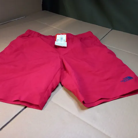 THE NORTH FACE RED/LOGO SPORTS/SWIM SHORTS - SIZE W32