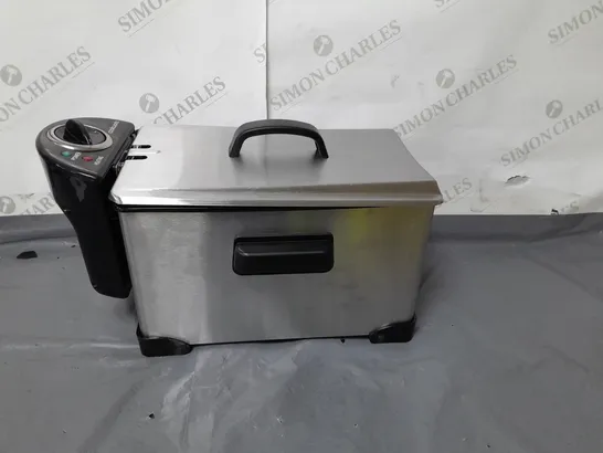 BOXED COOKWORKS STAINLESS STEEL PROFESSIONAL FRYER 3 LITRE 