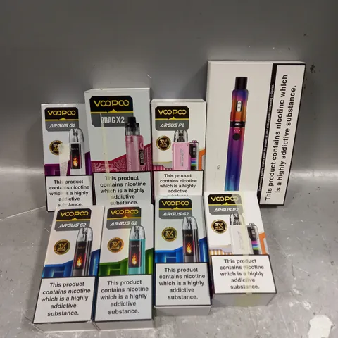 APPROXIMATELY 20 ASSORTED E-CIGARETTE PRODUCTS/ACCESSORIES TO INCLUDE VOOPOO, INNOKIN ETC 