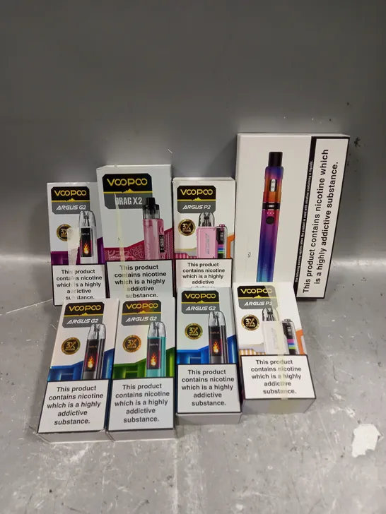 APPROXIMATELY 20 ASSORTED E-CIGARETTE PRODUCTS/ACCESSORIES TO INCLUDE VOOPOO, INNOKIN ETC 