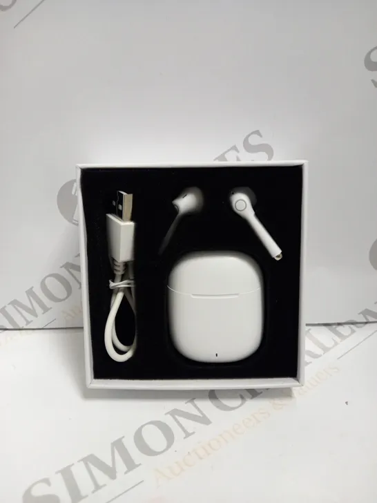 BOXED YOBOLA T9 WIRELESS EARPHONES WHITE