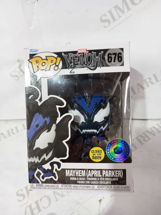 FUNKO POP MARVEL VENOM 676 MAYHEM (APRIL PARKER) BOBBLE-HEAD