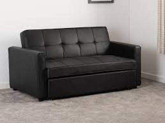 BOXED ASTORIA SOFABED BLACK PU