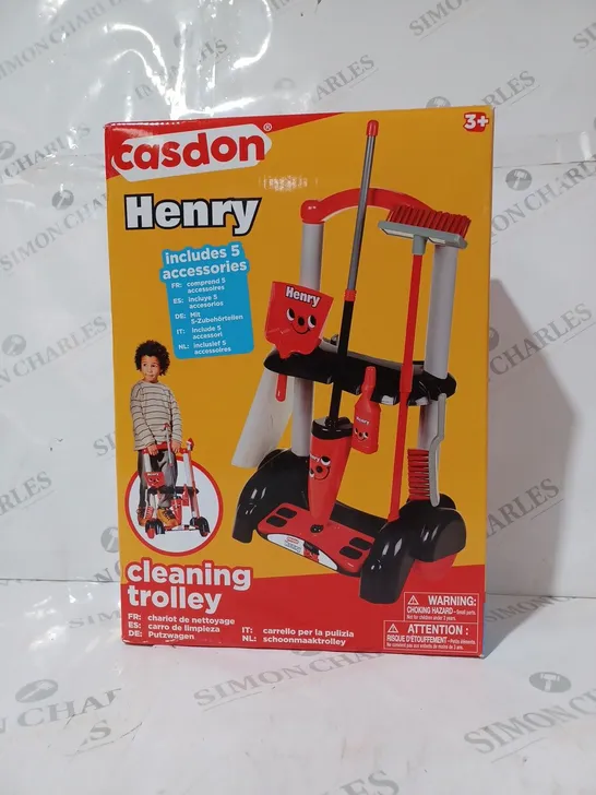 BOXED CASON HENRY CLEANING TROLLEY