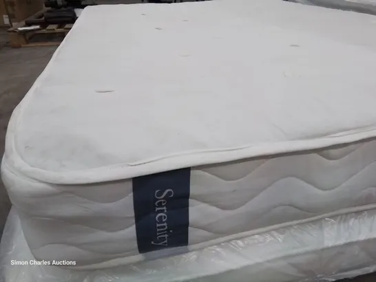 UNBAGGED ALIA SERENITY EGYPTIAN COTTON COIL 4'6" MATTRESS 