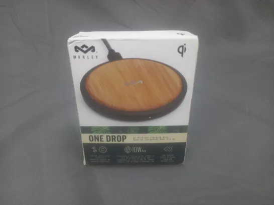 BOXED HOUSE OF MARLEY ONE DROP QI WIRELESS CHARGING BASE