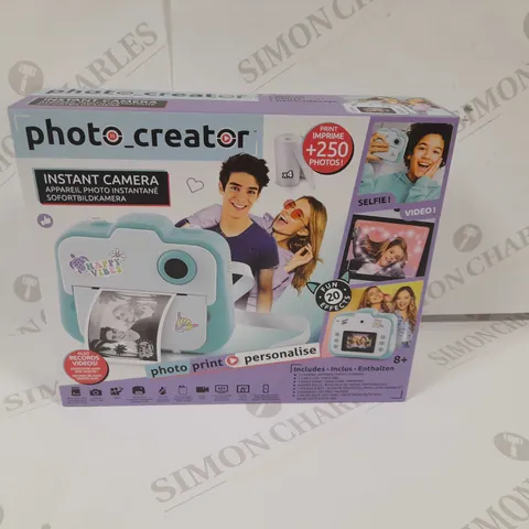 BOXED PHOTO CREATOR INSTANT CAMERA