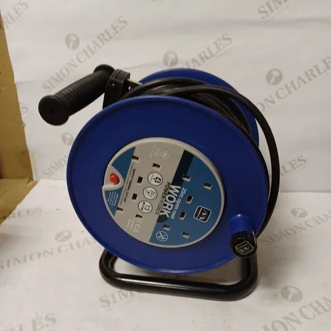 MASTERPLUG LDCC2513/4BL 13AMP 4 SOCKET 25M OPEN CABLE REEL