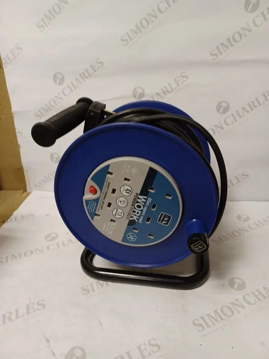 MASTERPLUG LDCC2513/4BL 13AMP 4 SOCKET 25M OPEN CABLE REEL