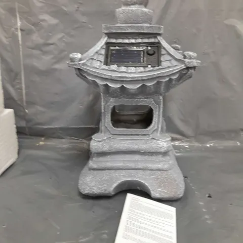 BOXED PAGODA SOLAR LANTERN