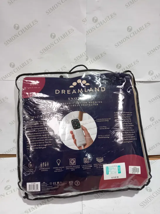 DREAMLAND KING DUAL WARMING MATTRESS PROTECTOR 