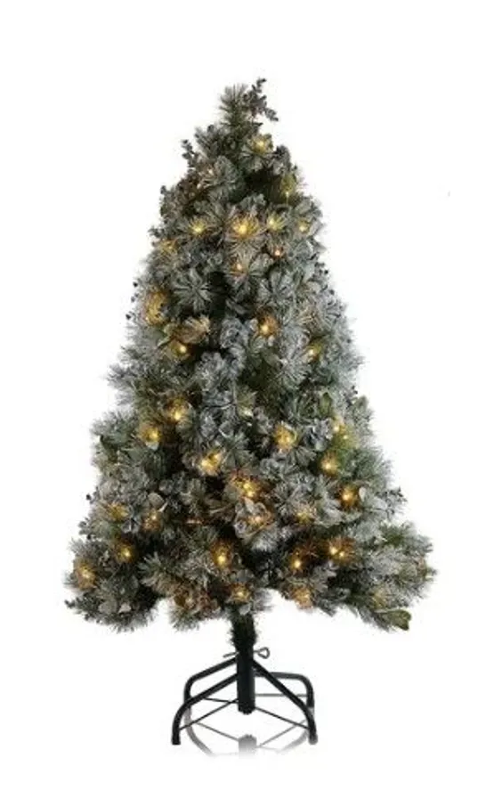 JM BY JULIEN MACDONALD SPARKLING FRAISER CHRISTMAS TREE 6FT - COLLECTION ONLY