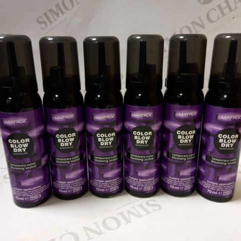 LOT OF APPROX 24 MATRIX COLOUR BLOWDRY SPRAY - BLOOM ORCHID 