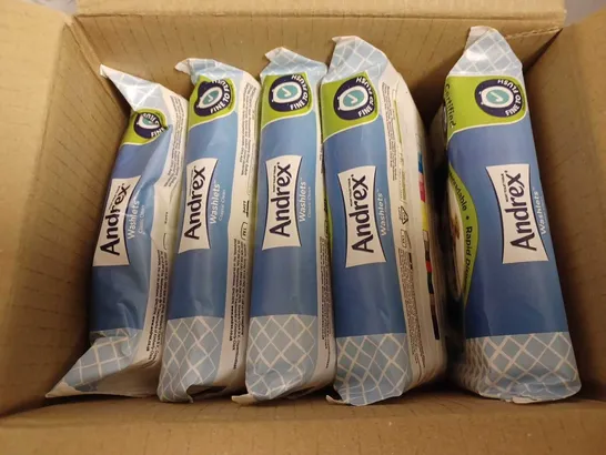 BOX OF APPROX 12 PACKS OF ANDREX WASHLETS