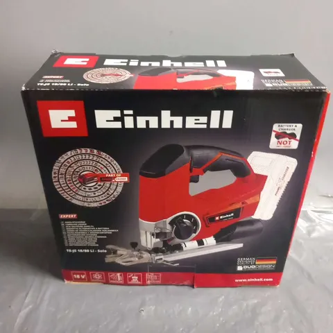 BOXED EINHELL CORDLESS JIGSAW TE-JS 18/80 LI SOLO