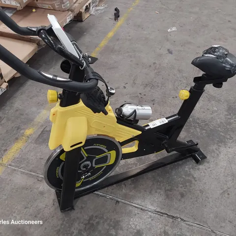 SPIN EXERCISE BIKE BLACK/YELLOW