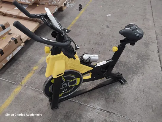 SPIN EXERCISE BIKE BLACK/YELLOW