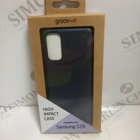 BOX OF 50 BRAND NEW GROOV-E SAMSUNG S20 HIGH IMPACT CASES IN SPACE GREY 