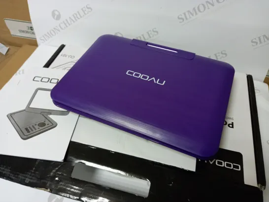 COOVU PORTABLE VIDEO PLAYER WITH SWIVEL SCREEN PURPLE 