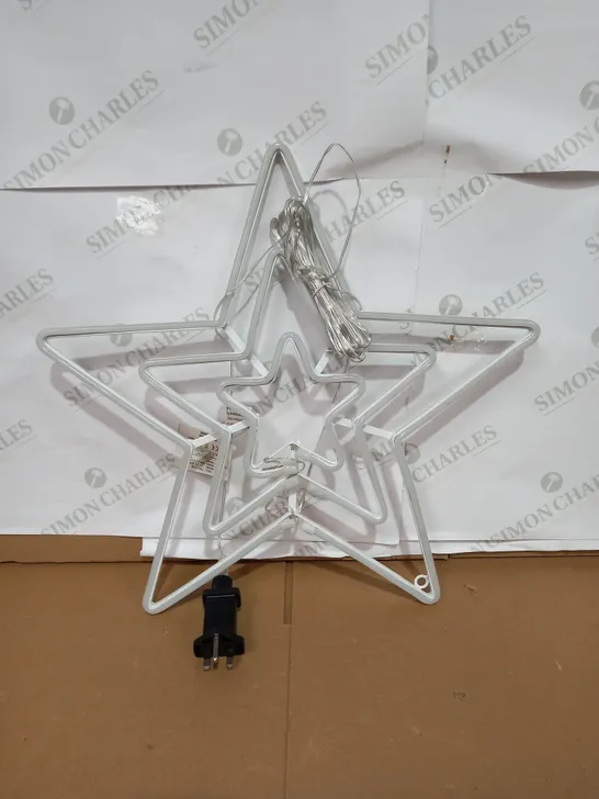 JOHN LEWIS INDOOR/OUTDOOR MULTICOLOURED NEON LED STAR