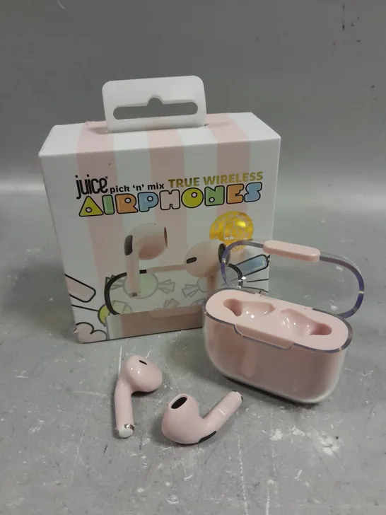 BOXED JUICE PICK 'N' MIX TRUE WIRELESS EARPHONES 