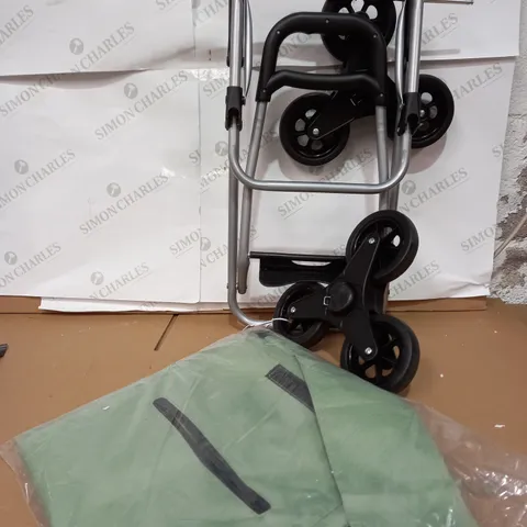 LOCK 'N LOCK INSULATED SHOPPING TROLLEY CART WITH STAIR CLIMB WHEELS