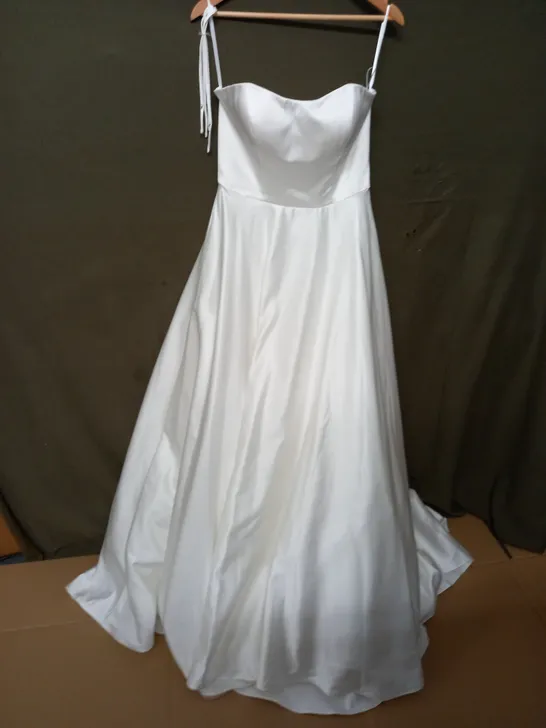 WHITE WEDDING DRESS - SIZE 12