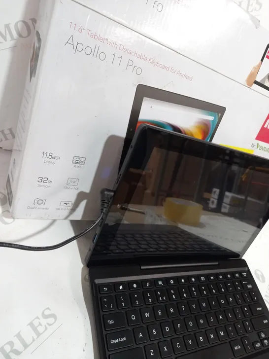 BOXED VENTURER APOLLO 11 PRO 11.6” TABLET WITH DETACHABLE KEYBOARD- 32 GB