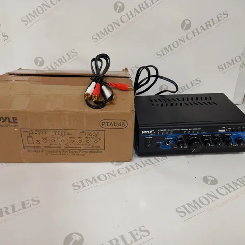 PYLE PTAU45 WIRELESS BT STREAMING MINI STEREO POWER AMPLIFIER