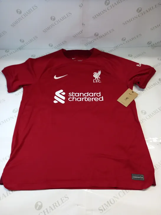 NIKE DRIFIT LIVERPOOL F.C TOP "TURNER" IN RED SIZE LARGE