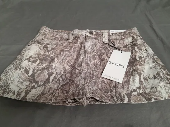 STRADIVARIUS CAMO SKORT - UK 10