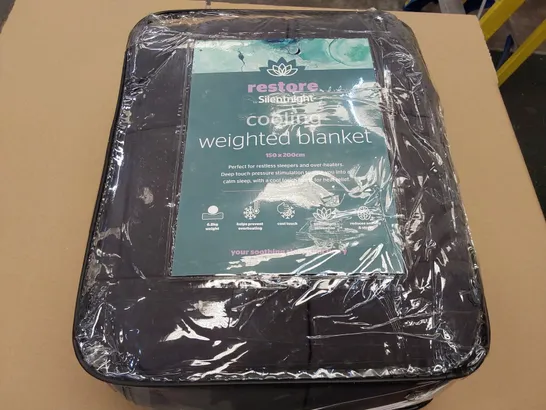 BAGGED SILENTNIGHT RESTORE COOLING WEIGHTED BLANKET - 6.8KG, 150 X 200CM (1 ITEM)