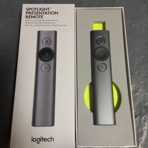 BOXED LOGITECH SPOTLIGHT PRESENTATION REMOTE