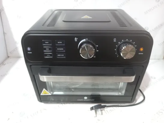 BOXED COOK'S ESSENTIAL 21-LITRE AIRFRYER OVEN IN BLACK 