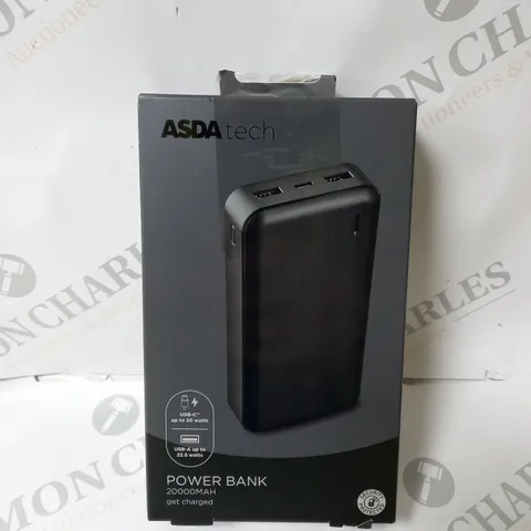 BOXED SEALED POWER BANK 20000MAH IN BLACK