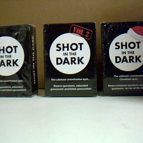 SHOT IN THE DARK COLLECTION INCLUDING ORIGINAL VERSION, VOL 2 AND CHRISTMAS EDITION ALL SEALED