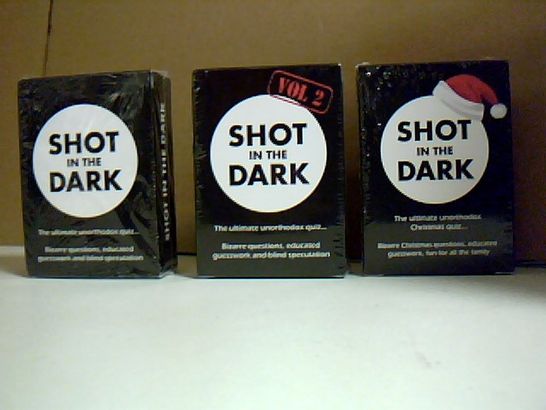 SHOT IN THE DARK COLLECTION INCLUDING ORIGINAL VERSION, VOL 2 AND CHRISTMAS EDITION ALL SEALED