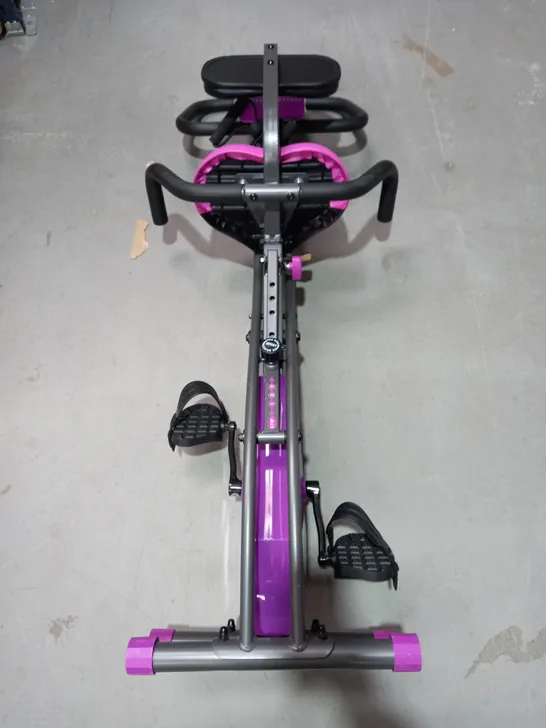  FITQUEST FLEX EXPRESS EXERCISE BIKE, PURPLE [COLLECTION ONLY]