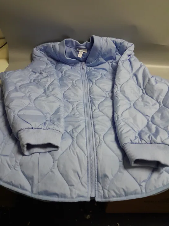 LADIES BLUE BUBBLE JACKET ZIP FASTENING SIZE 3XL